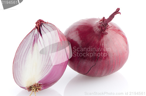 Image of Red sliced onion