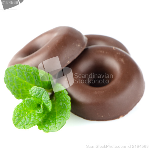 Image of Chocolate donut cookies