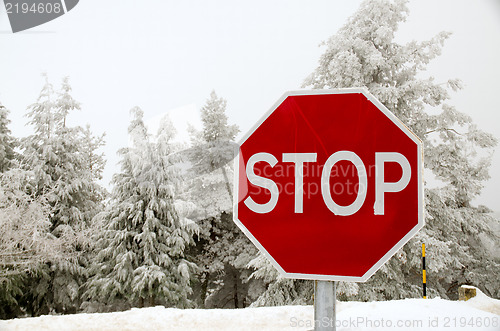 Image of Stop road sign