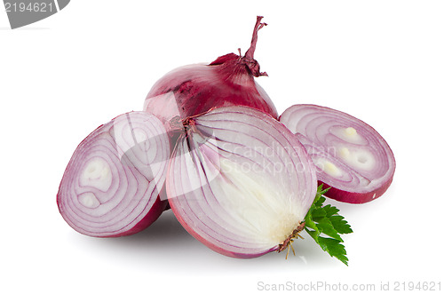 Image of Red sliced onion