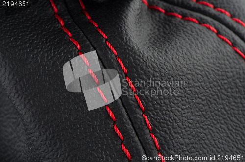 Image of Black leather 