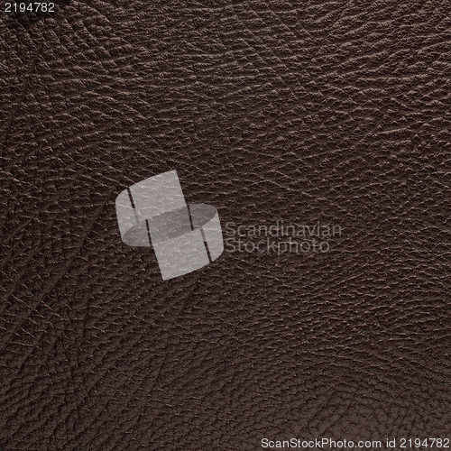 Image of Brown leather texture closeup