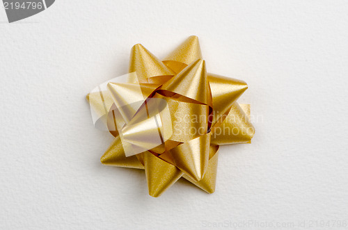 Image of Yellow gift bow