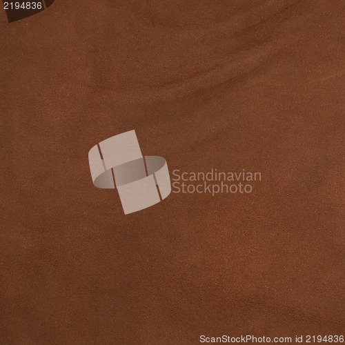 Image of Brown leather texture closeup