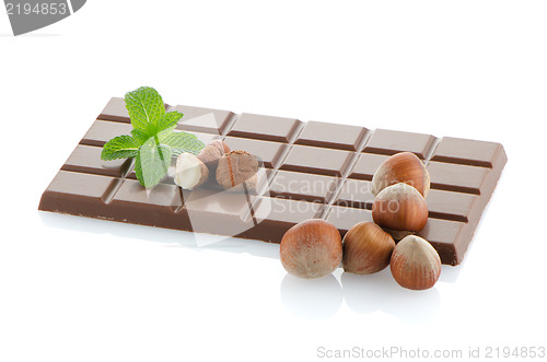 Image of Chocolate Bar with hazelnuts