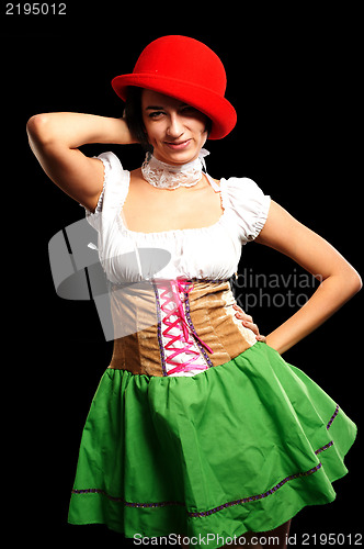 Image of German beer girl