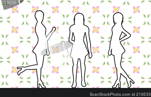 Image of peopl silhouettes