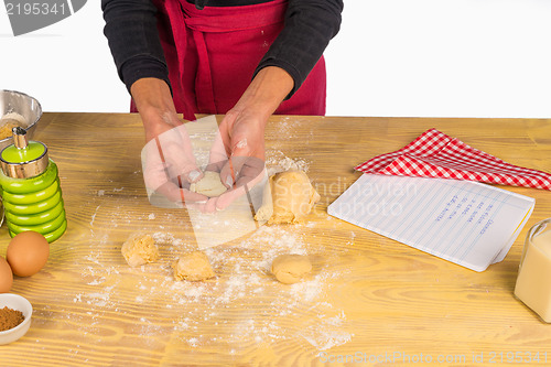 Image of Preparing cookies