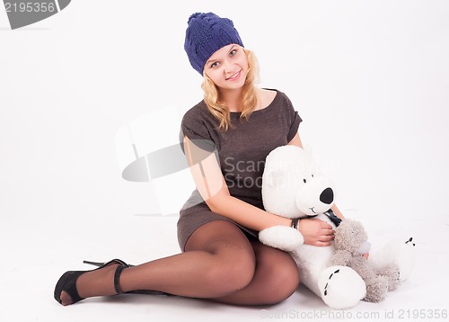 Image of Pretty girl in hat