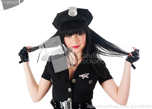 Image of Sexy police woman