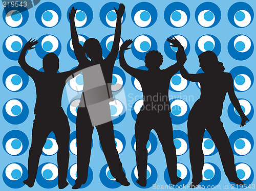 Image of Retro style dancers
