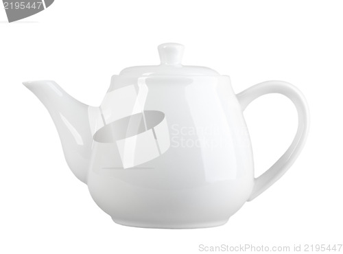 Image of White tea-pot