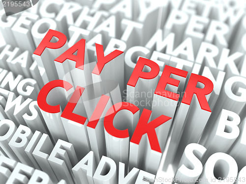 Image of Pay Per Click (PPC) Concept.