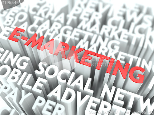 Image of E-Marketing Concept.