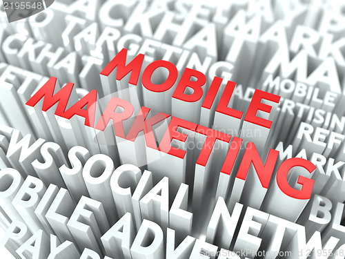 Image of Mobile Marketing Concept.