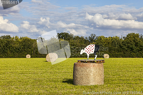 Image of Hay Bales During Le Tour de France