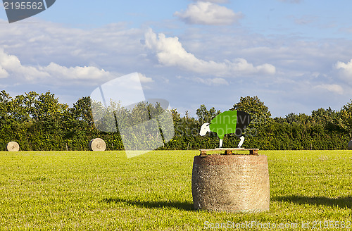 Image of Hay Bales During Le Tour de France