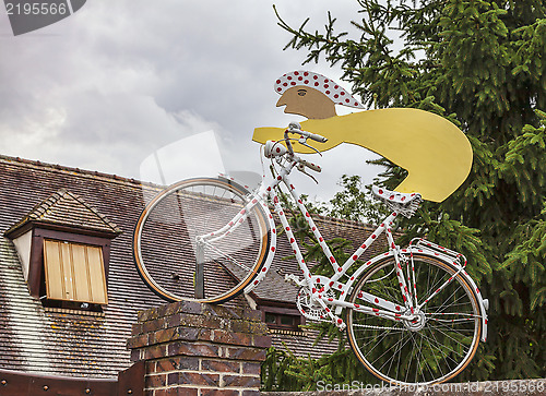 Image of Mascot During Le Tour de France