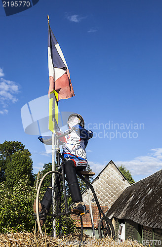 Image of Mascot of a Cyclist During Le Tour de France.