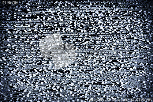 Image of real tv static