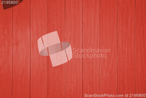 Image of Red wooden panel background