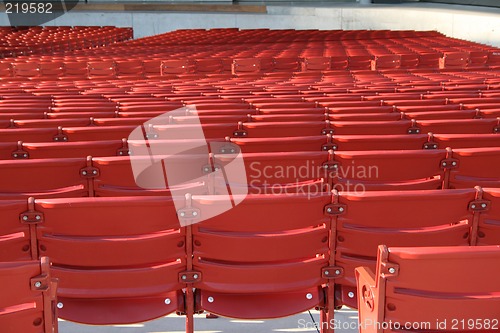 Image of Empty stadium seats