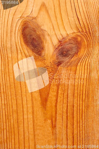 Image of Lacquered wooden board with knots