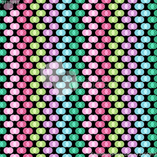 Image of Seamless pattern with polka dots  