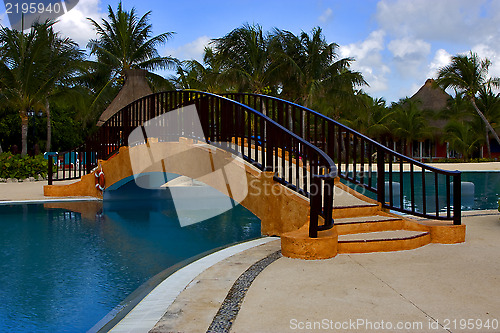 Image of  mexico  and relax near the caribbean beach 