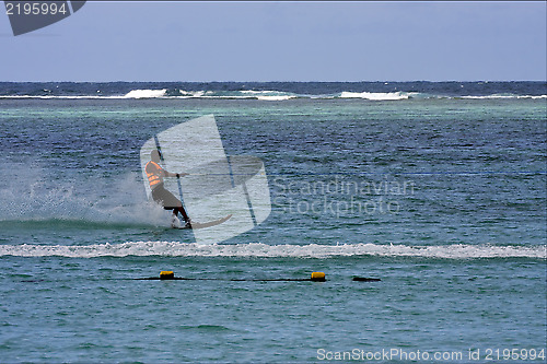 Image of skiing in the indian ocean