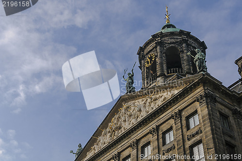 Image of Royal palace (Koninklijk Paleis) of Amsterdam, Netherlands