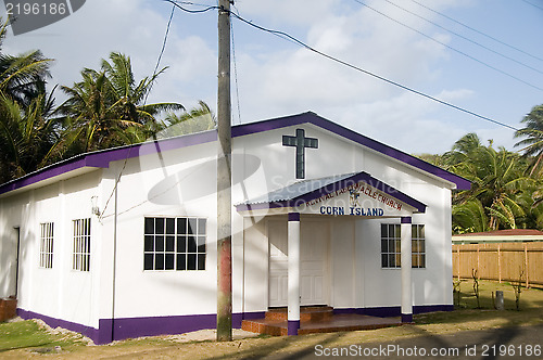 Image of editorial Revival Tabernacle Church Corn Island Nicaragua Centra