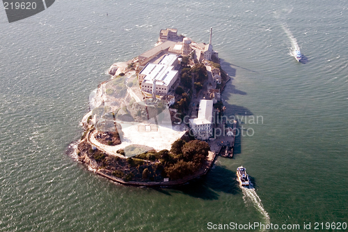 Image of Aerial view of Alcatraz
