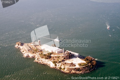 Image of Aerial view of Alcatraz