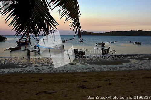 Image of coastline  madagascar nosy be africa