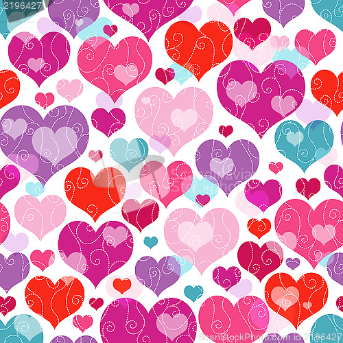 Image of Seamless valentine pattern