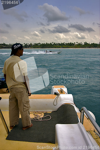 Image of man catamaran 