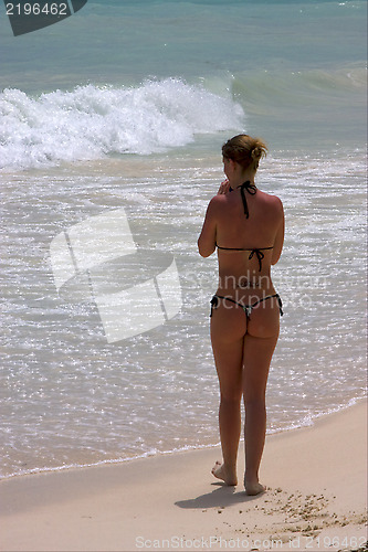 Image of blue lagoon sian kaan mexico women