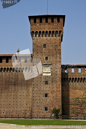 Image of tower castle brick  old brown