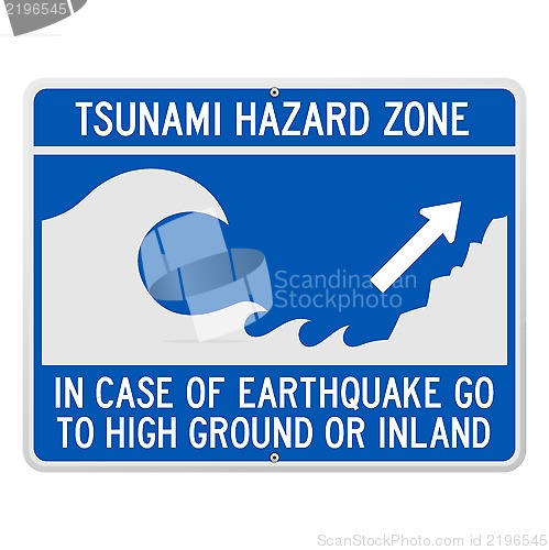 Image of Tsunami Danger Sign