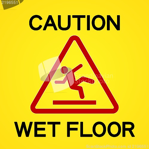 Image of Caution Wet Floor