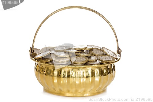 Image of Golden pot full of coins