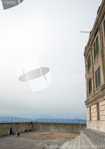 Image of Exercise yard at Alcatraz