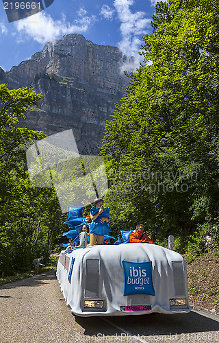 Image of Ibis Budget Truck During Le Tour de France