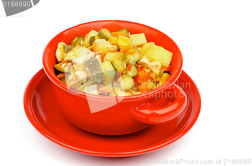 Image of Vegetables and Chicken Ragout