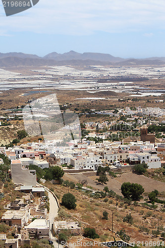 Image of Typical Andalusian village in the south of Spain.