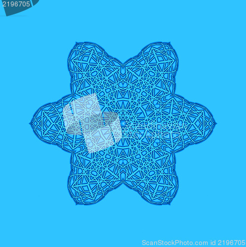 Image of Blue background with abstract shape