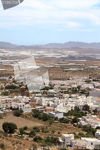 Image of Typical Andalusian village in the south of Spain.