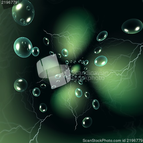 Image of Magic green background