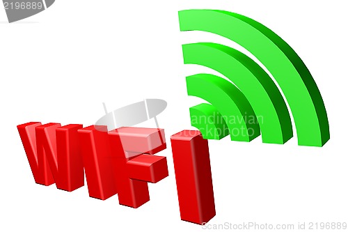Image of wifi text